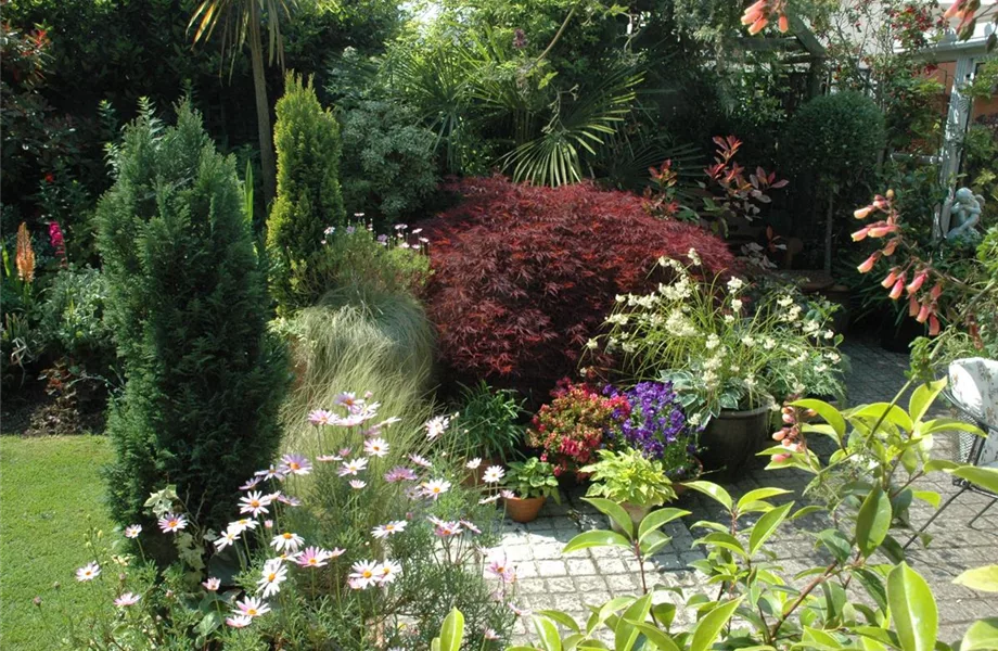 Die Terrasse als Garten - eine grüne Oase