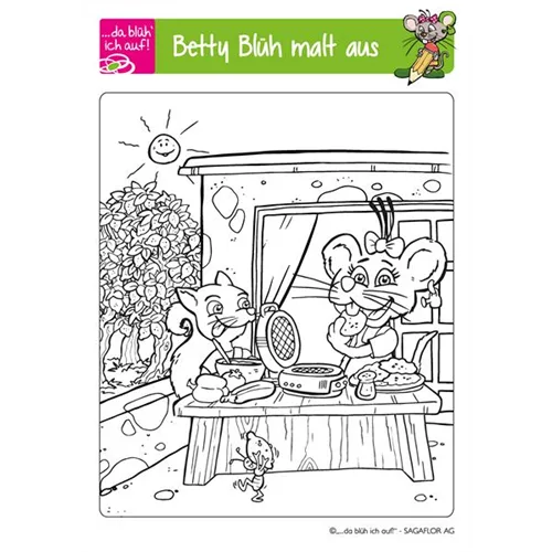 Betty Blüh Ausmalbild 6