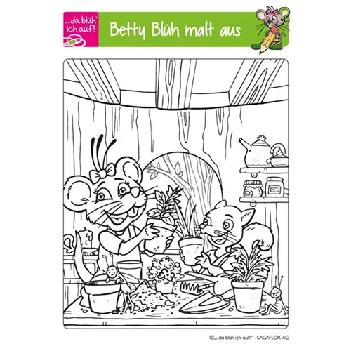 Betty Blüh Ausmalbild 1 24