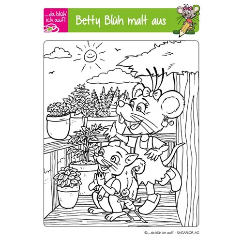 Betty Blüh Ausmalbild 2 24