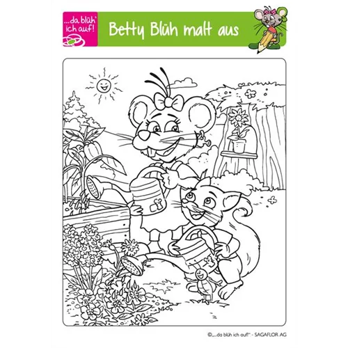 Betty Blüh Ausmalbild 4 24